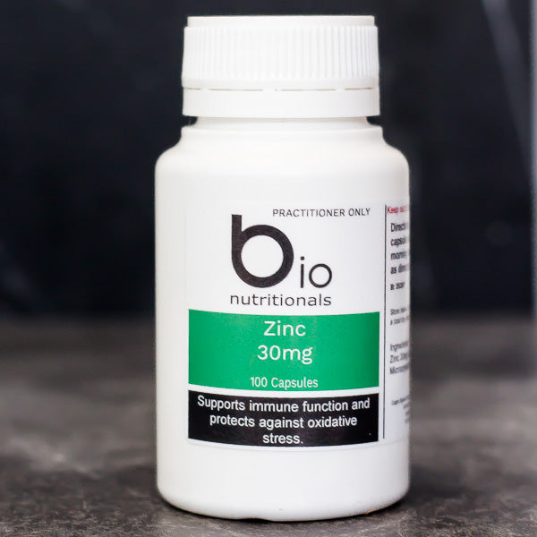 Bio-nutritionals Zinc 30mg as picolinate 100 Capsules